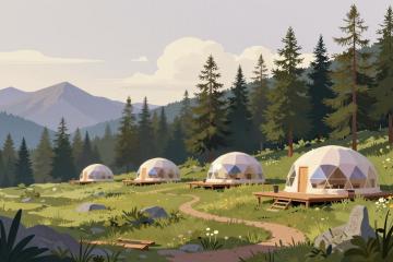 Illustrative header image for Camping & Glamping Sites