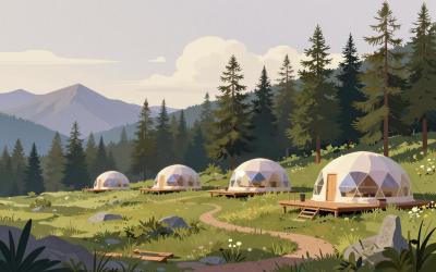 Illustrative header image for Camping & Glamping Sites