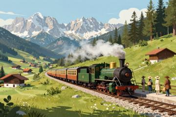 Illustrative header image for Scenic Train Routes