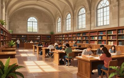 Illustrative header image for Student Life and Universities