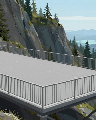 AI-generated illustration of Aussichtspunkt (Hallstatt Viewpoint)
