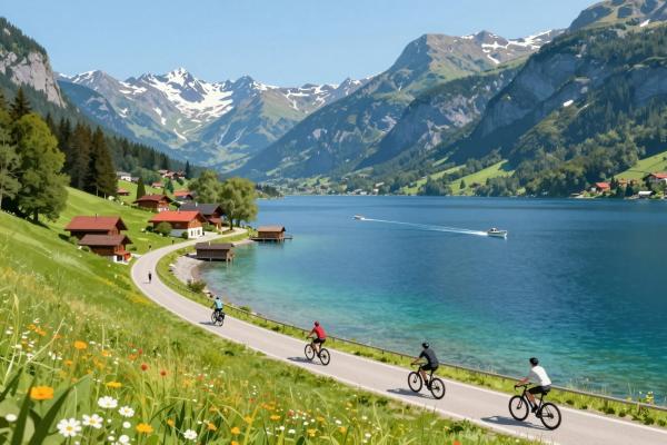 E-biking Around Lake Millstättersee