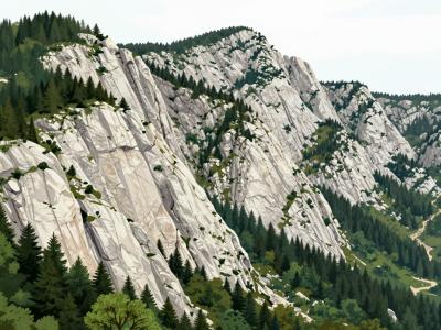 AI-generated illustration of Hochschwab Nature Park