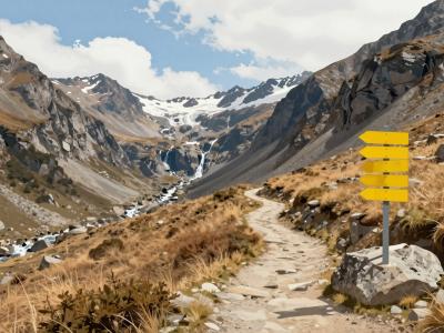 AI-generated illustration of Local Alpine Hiking Trails