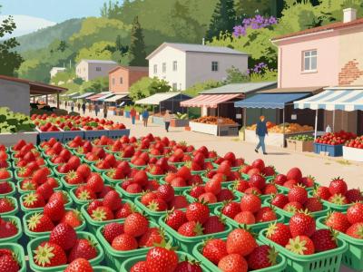 AI-generated illustration of Local Farmers' Market