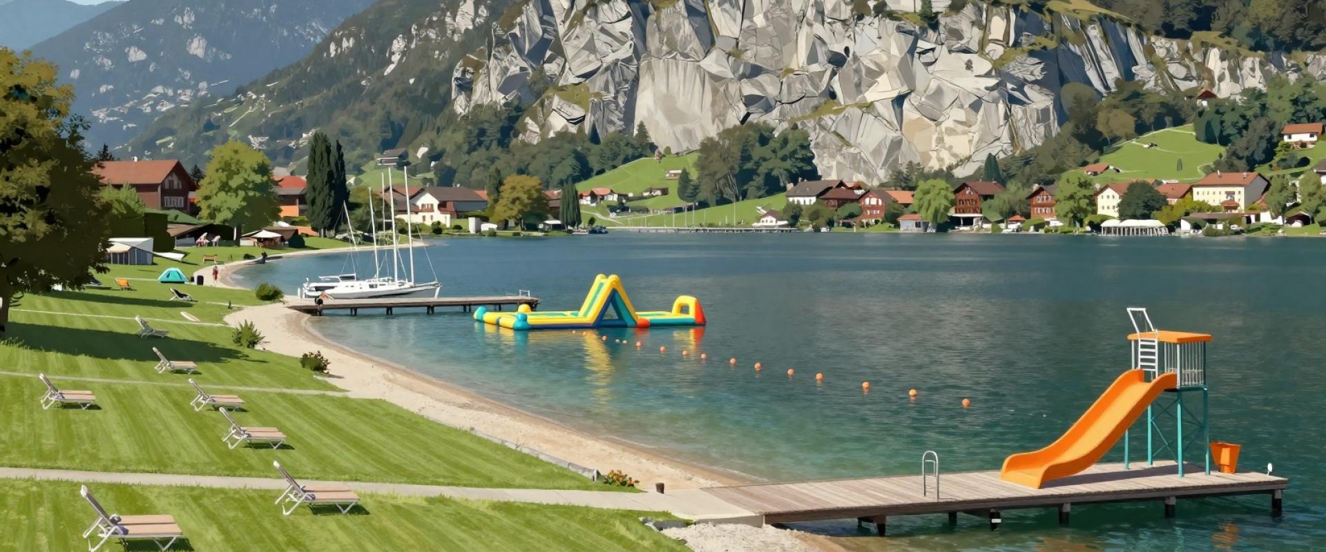 Mondsee Beach