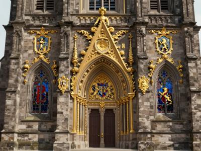 AI-generated illustration of St. Stephen's Church (Pfarrkirche St. Stephan)