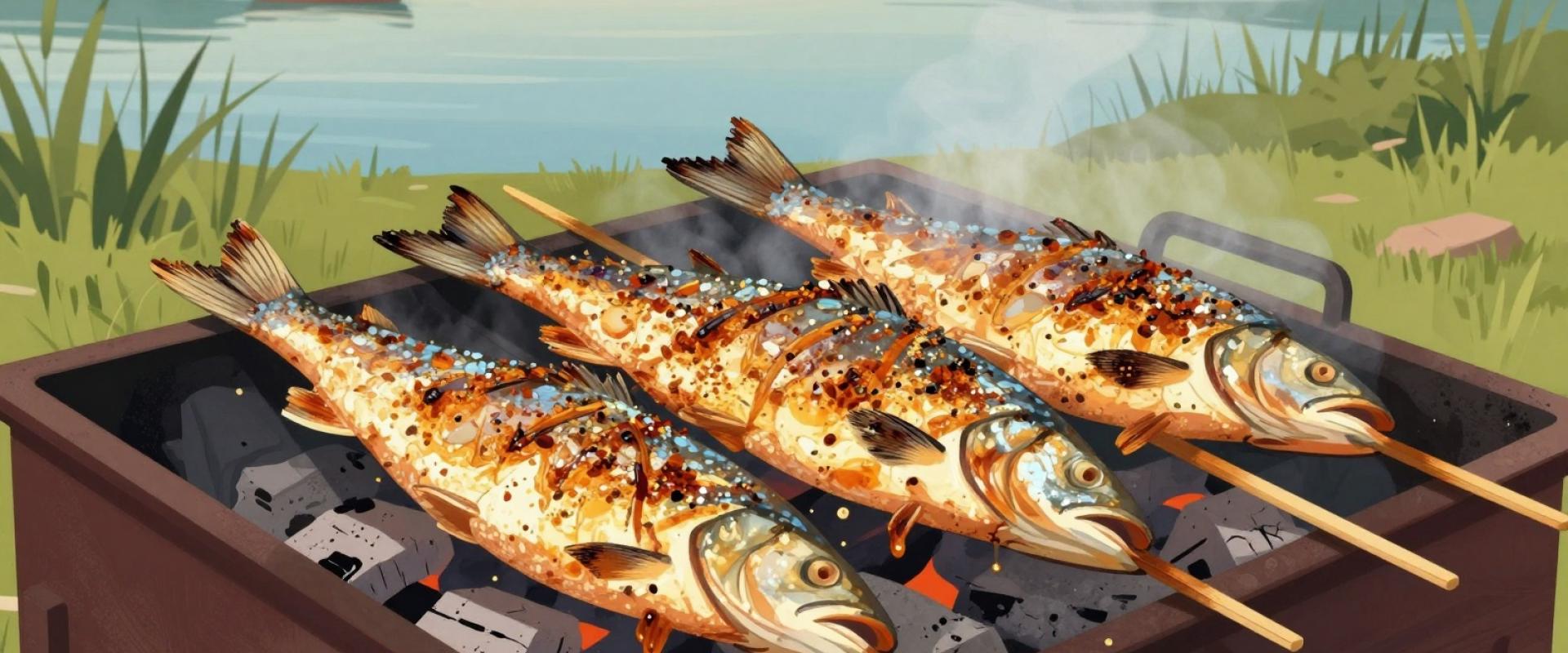 Stanglfisch (fish On A Stick) By The Lakeshore