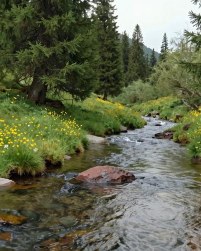 AI-generated illustration of Streams Of Filzmoos