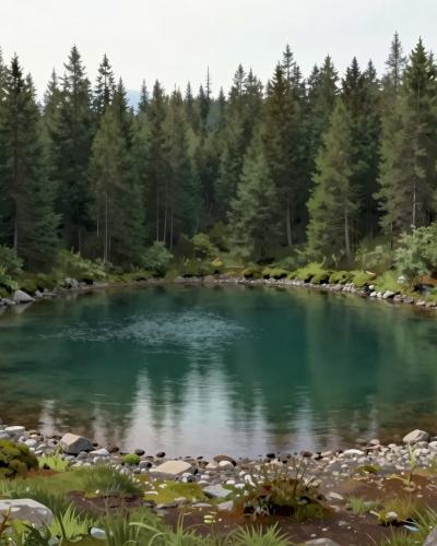 AI-generated illustration of Wildsee’s Northern Banks