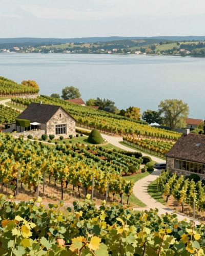 AI-generated illustration of Wine Making Sites In Podersdorf Am See