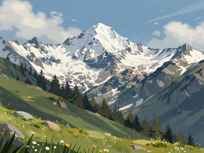 Alpine Spring Awakening