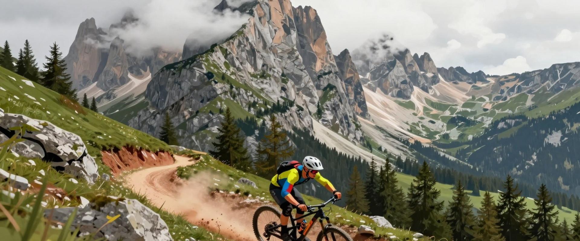 Mountain Biking the Dachstein Krippenstein