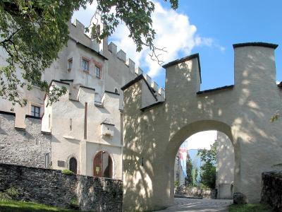 The gate towers of Schloss Bruck in Lienz
