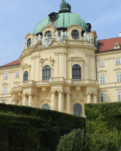 The baroque dome with the imperial crown on Klosterneuburg Monastery