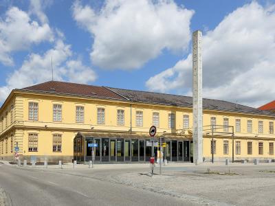 The Kunsthalle Krems in the former tobacco factory on the Kunstmeile