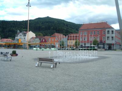 The main square of Bruck an der Mur