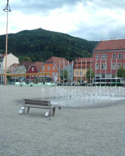 The main square of Bruck an der Mur