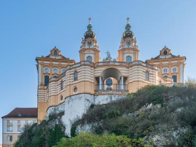 Melk Abbey above the Danube in Lower Austria