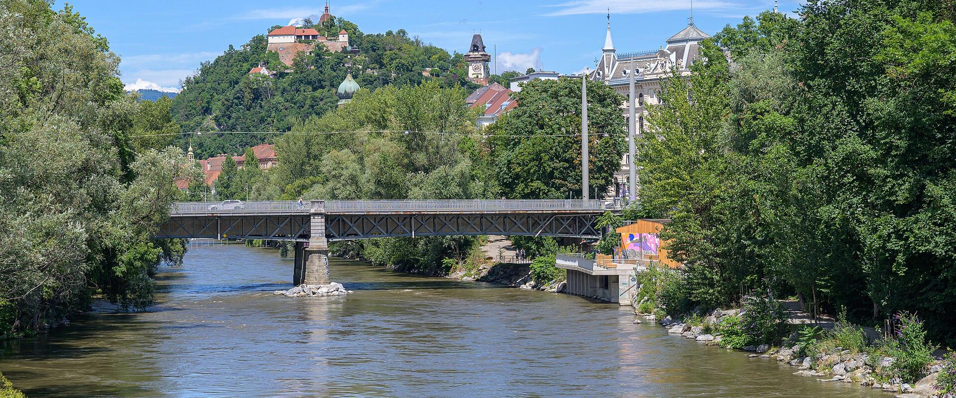 Graz’s Uhrturm and Schlossberg