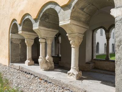 Romanesque arcades of the cloister at Millstatt Abbey