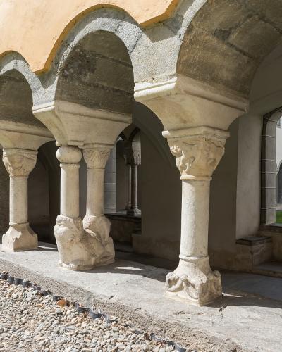 Romanesque arcades of the cloister at Millstatt Abbey