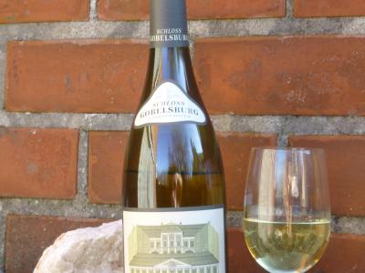 Bottle of Grüner Veltliner from Langenlois in the Kamptal wine region, Lower Austria